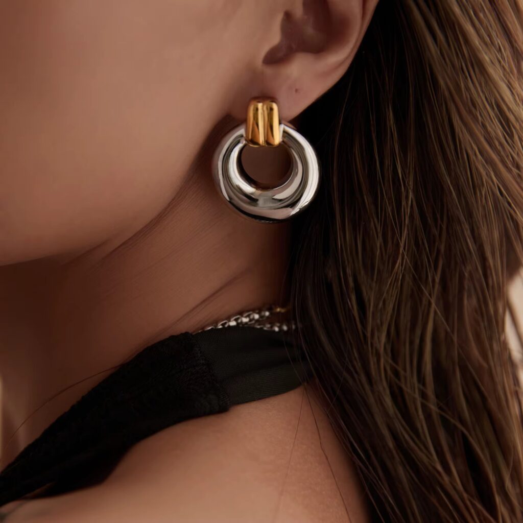 New Fashion Luxury Jewelry Set Necklace Stainless Steel