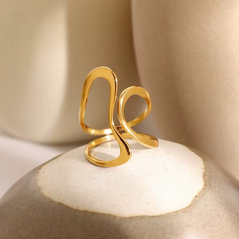 Gold Plated 18K Adjustable Rings