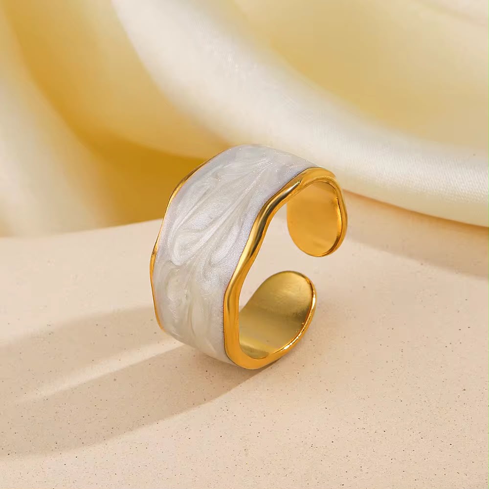 Stainless steel free size ring Better for size 8